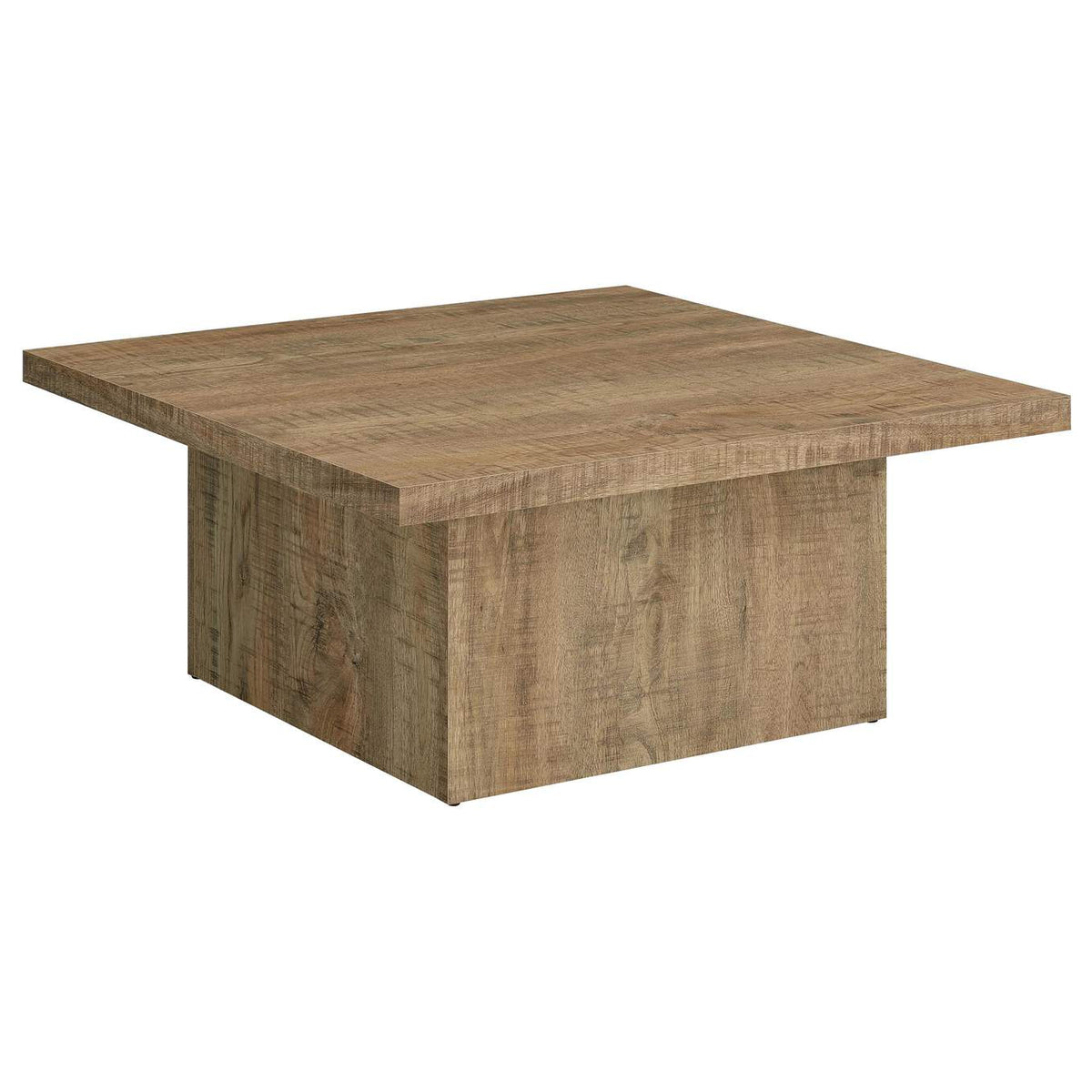 708068-S2 Devar 2-piece Square Coffee and End Table Set Mango