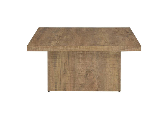 708068-S2 Devar 2-piece Square Coffee and End Table Set Mango