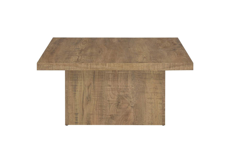 708068-S2 Devar 2-piece Square Coffee and End Table Set Mango
