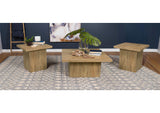 708068-S3 Devar 3-piece Square Coffee and End Table Set Mango