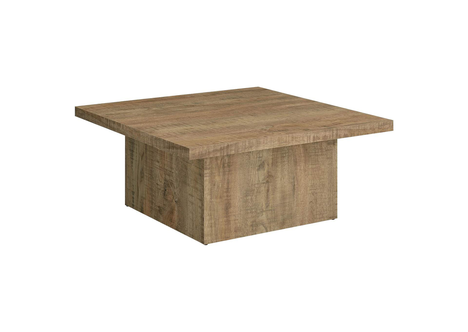 Devar Square Engineered Wood Coffee Table Mango Brown