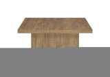 708068 Devar Square Engineered Wood Coffee Table Mango Brown