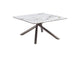 708138 Carvell Square Sintered Stone Top Coffee Table Mirage White