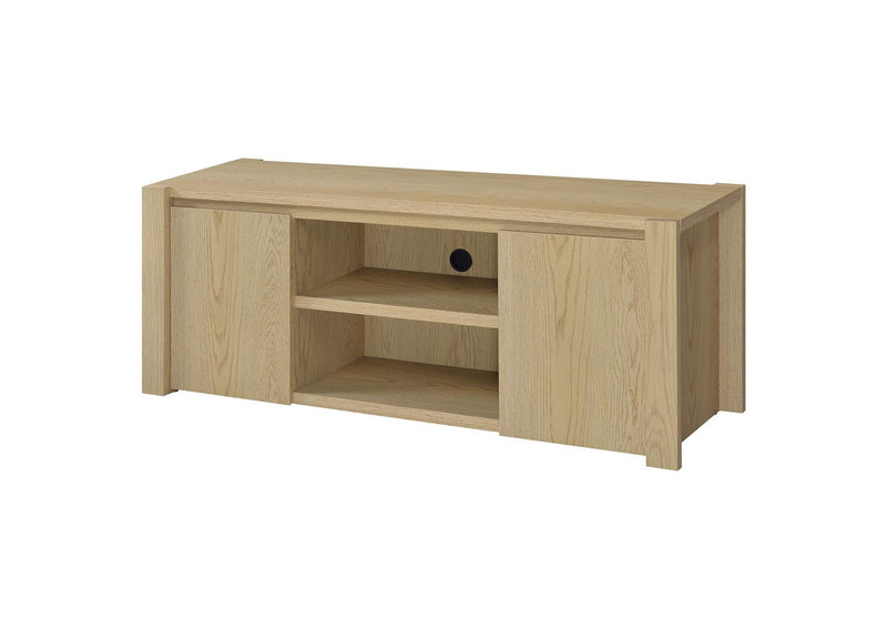 708222-SET Laurelton 3-piece Entertainment Center TV Stand Light Oak