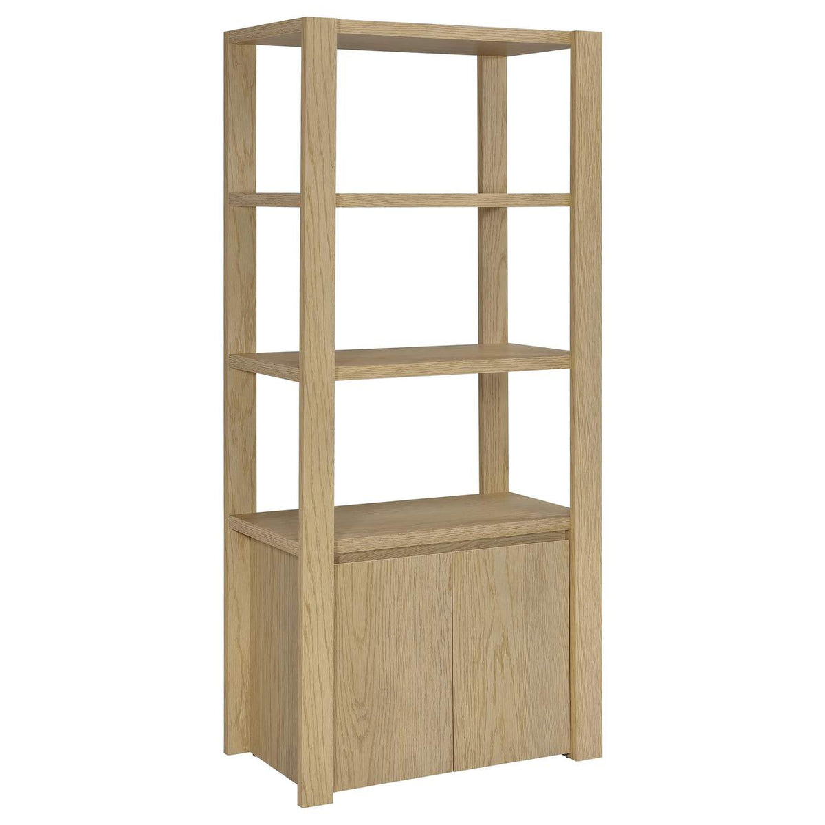 708222-SET Laurelton 3-piece Entertainment Center TV Stand Light Oak