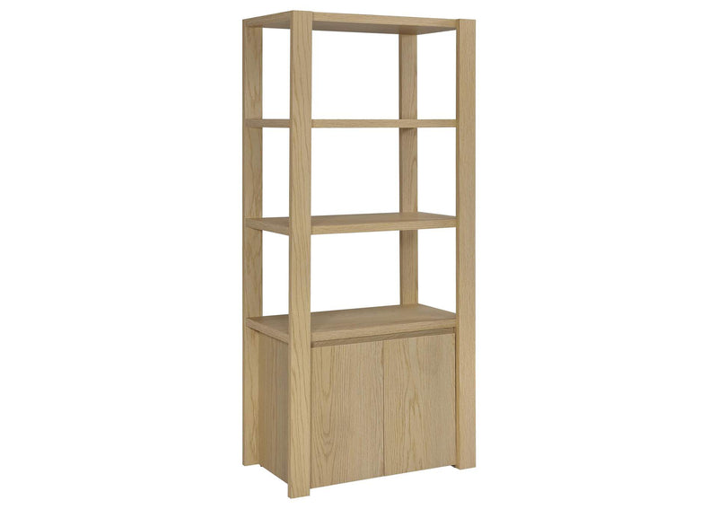 708222-SET Laurelton 3-piece Entertainment Center TV Stand Light Oak