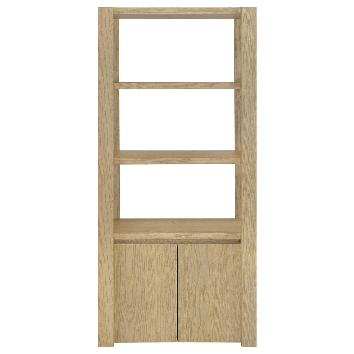 708222-SET Laurelton 3-piece Entertainment Center TV Stand Light Oak