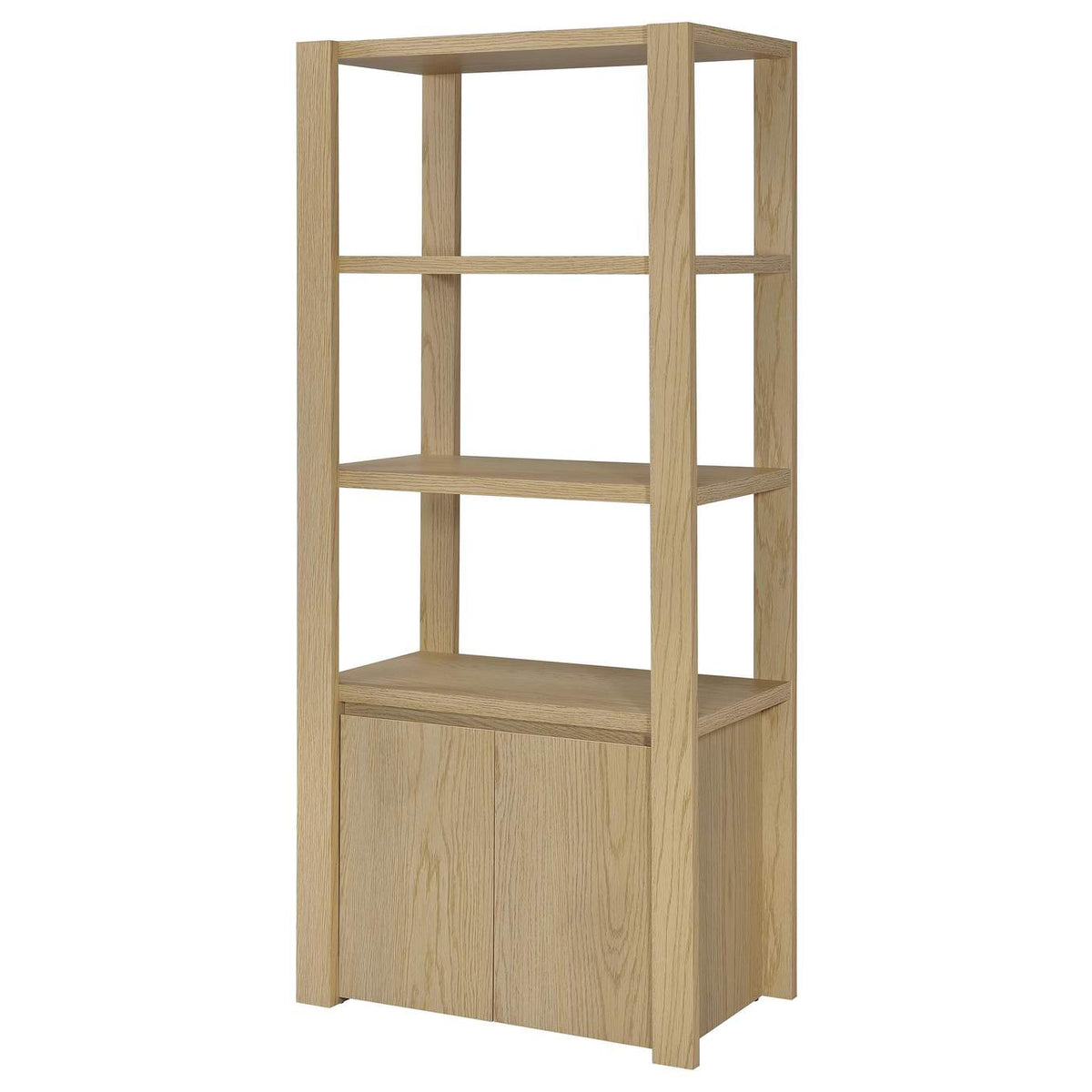 708222-SET Laurelton 3-piece Entertainment Center TV Stand Light Oak