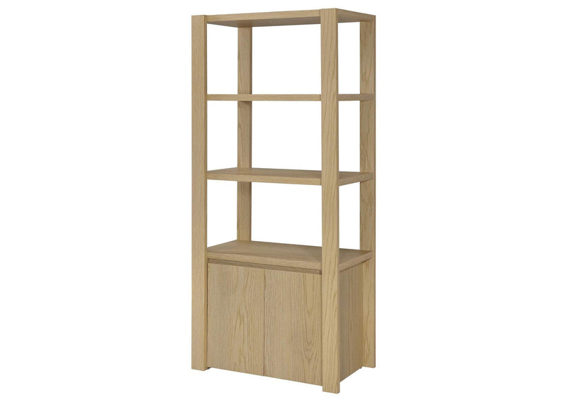 708222-SET Laurelton 3-piece Entertainment Center TV Stand Light Oak