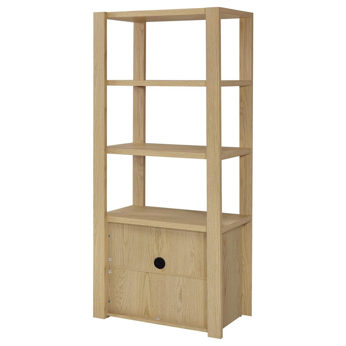708222-SET Laurelton 3-piece Entertainment Center TV Stand Light Oak