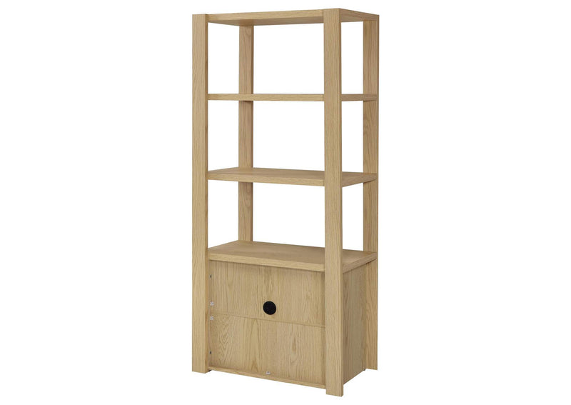 708222-SET Laurelton 3-piece Entertainment Center TV Stand Light Oak