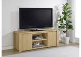 708222 Laurelton 60-inch 2-door TV Stand Media Console Light Oak