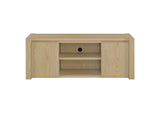 708222 Laurelton 60-inch 2-door TV Stand Media Console Light Oak
