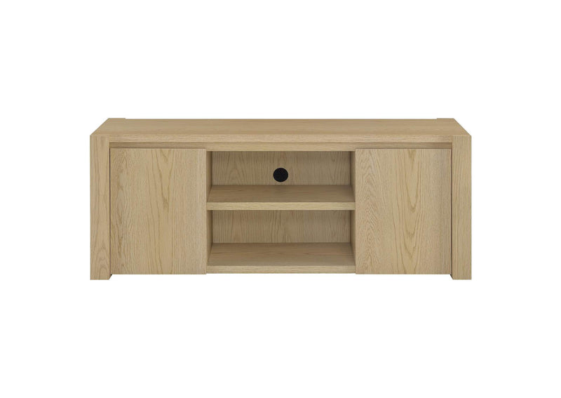 708222 Laurelton 60-inch 2-door TV Stand Media Console Light Oak