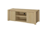 708222 Laurelton 60-inch 2-door TV Stand Media Console Light Oak