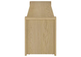 708222 Laurelton 60-inch 2-door TV Stand Media Console Light Oak