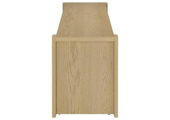 708222 Laurelton 60-inch 2-door TV Stand Media Console Light Oak