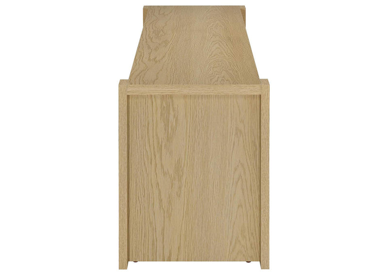 708222 Laurelton 60-inch 2-door TV Stand Media Console Light Oak