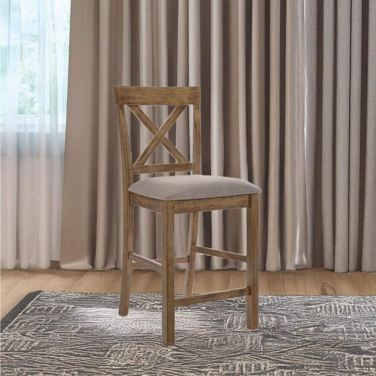 70832 Martha Ii Counter Height Chair - Set of 2