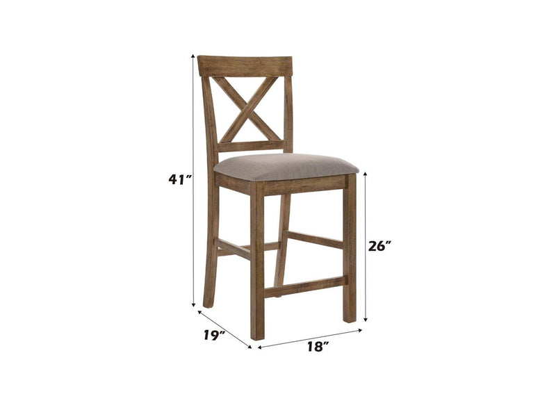 70832 Martha Ii Counter Height Chair - Set of 2