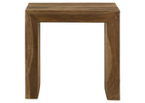 708417 Odilia Rectangular Solid Wood End Table Auburn
