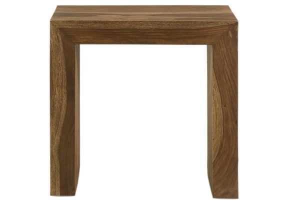 708418-S2 Odilia 2-piece Solid Wood Coffee and End Table Set Auburn