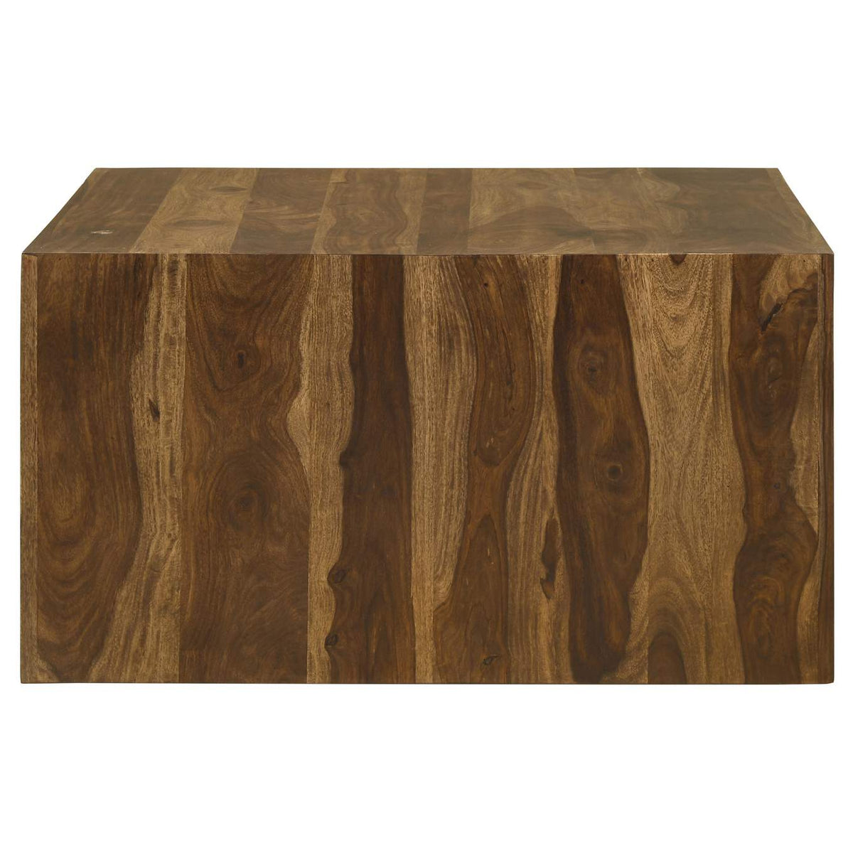 708418-S2 Odilia 2-piece Solid Wood Coffee and End Table Set Auburn