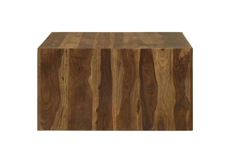 708418-S2 Odilia 2-piece Solid Wood Coffee and End Table Set Auburn
