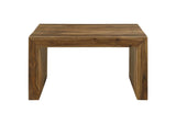 708418 Odilia Square Solid Wood Coffee Table Auburn