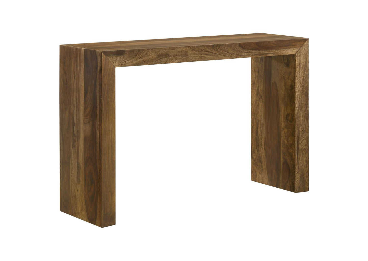 Odilia Rectangular Solid Wood Entryway Console Table Auburn