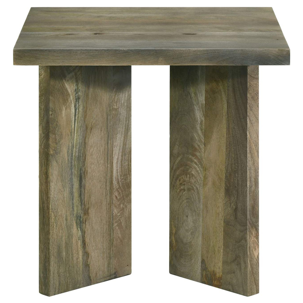 708498-S2 Andando 2-piece Coffee and End Table Set Mango Brown