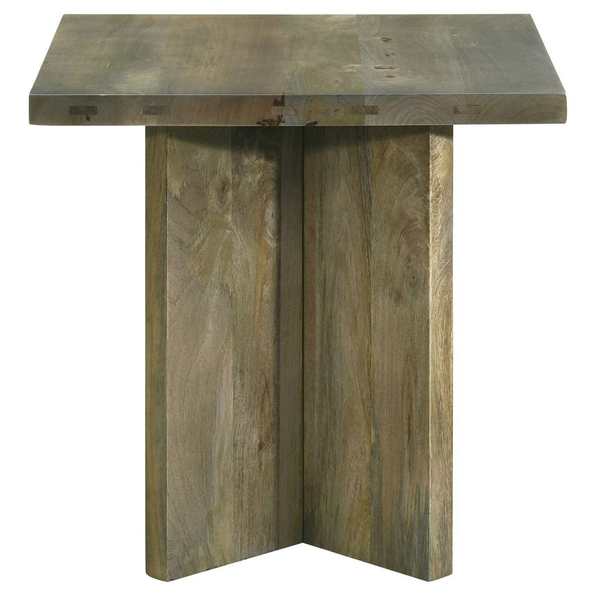708498-S3 Andando 3-piece Coffee and End Table Set Mango Brown