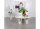 709668-S2 Astoria 2-piece Marble Coffee and End Table Set White