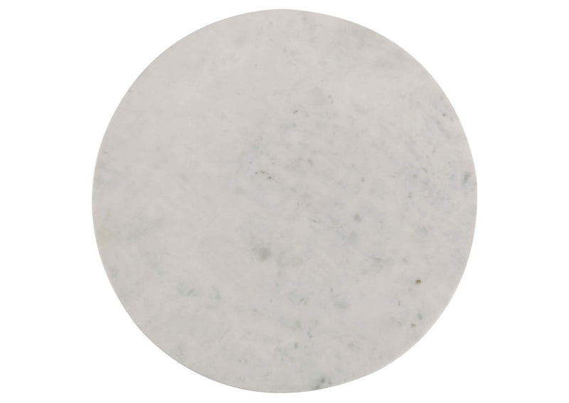 709668-S3 Astoria 3-piece Marble Coffee and End Table Set White