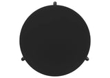 709678 Cordova Round Solid Wood Coffee Table Black