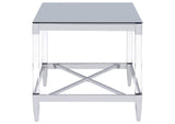 709728-S3 Lindley 3-piece Square Coffee and End Table Set Chrome