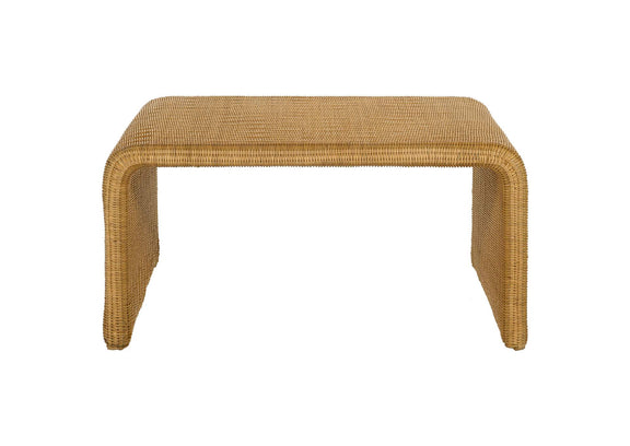 709818-S2 Cahya 2-piece Rattan Coffee and End Table Set Natural