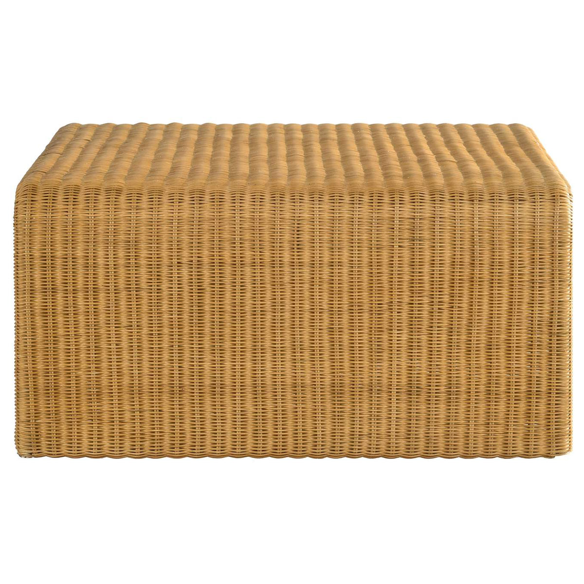 709818-S2 Cahya 2-piece Rattan Coffee and End Table Set Natural