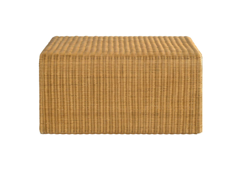709818-S2 Cahya 2-piece Rattan Coffee and End Table Set Natural