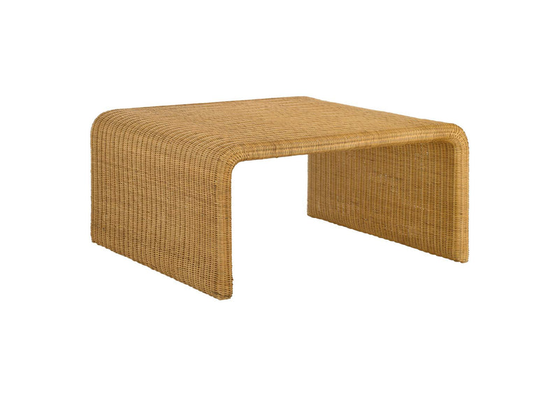 709818-S3 Cahya 3-piece Rattan Coffee and End Table Set Natural