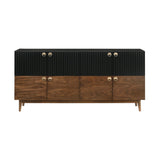 Amigo - Veneer Buffet - Black / Walnut