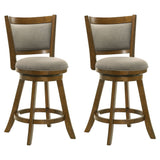 Aiden - Modern Farmhouse Swivel Wood Counter Height Kitchen Bar Stool