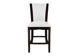 710-24W Daisy Counter Height Chair, White Bi-Cast Vinyl
