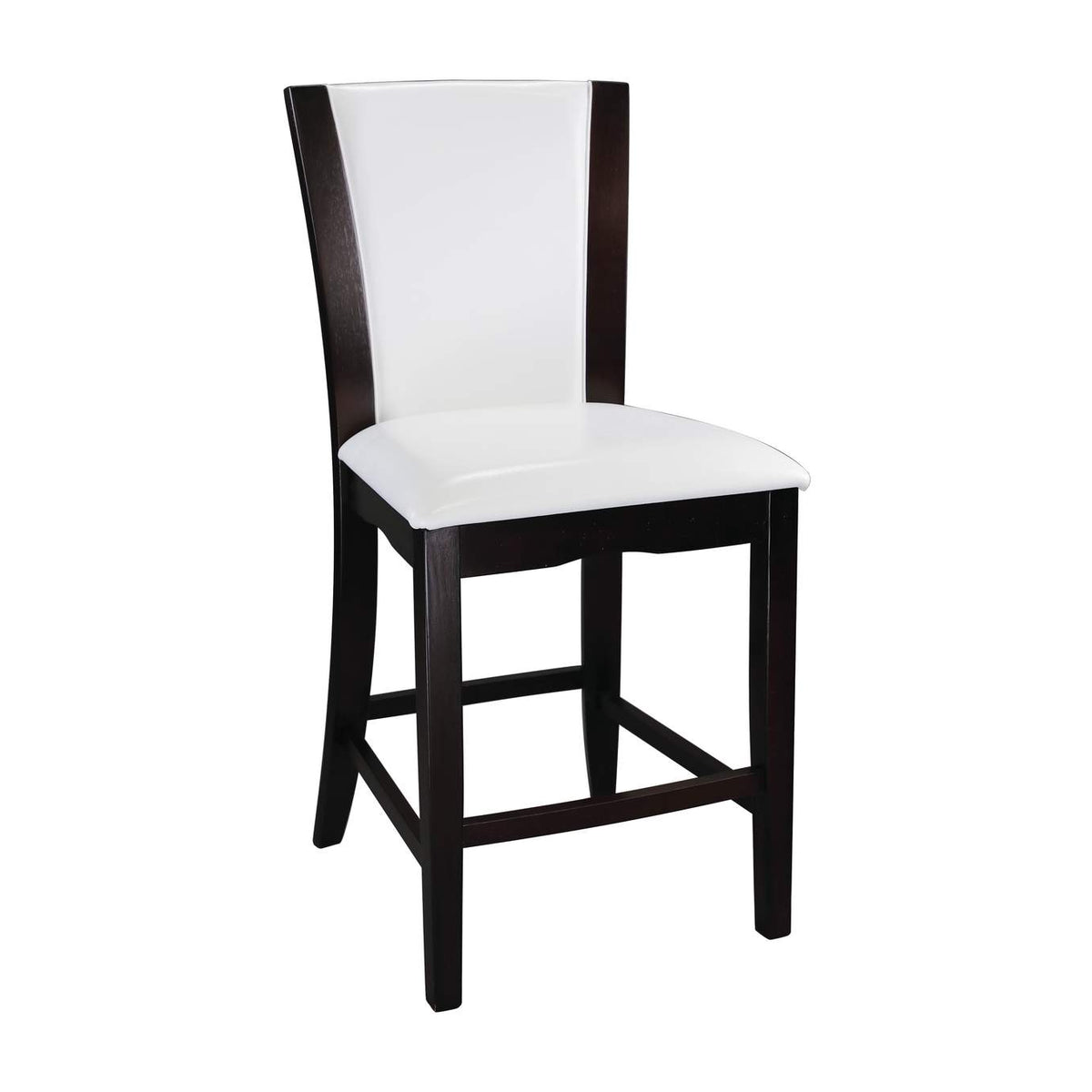 710-24W Daisy Counter Height Chair, White Bi-Cast Vinyl