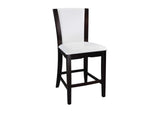 710-24W Daisy Counter Height Chair, White Bi-Cast Vinyl