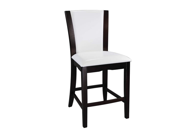 710-24W Daisy Counter Height Chair, White Bi-Cast Vinyl