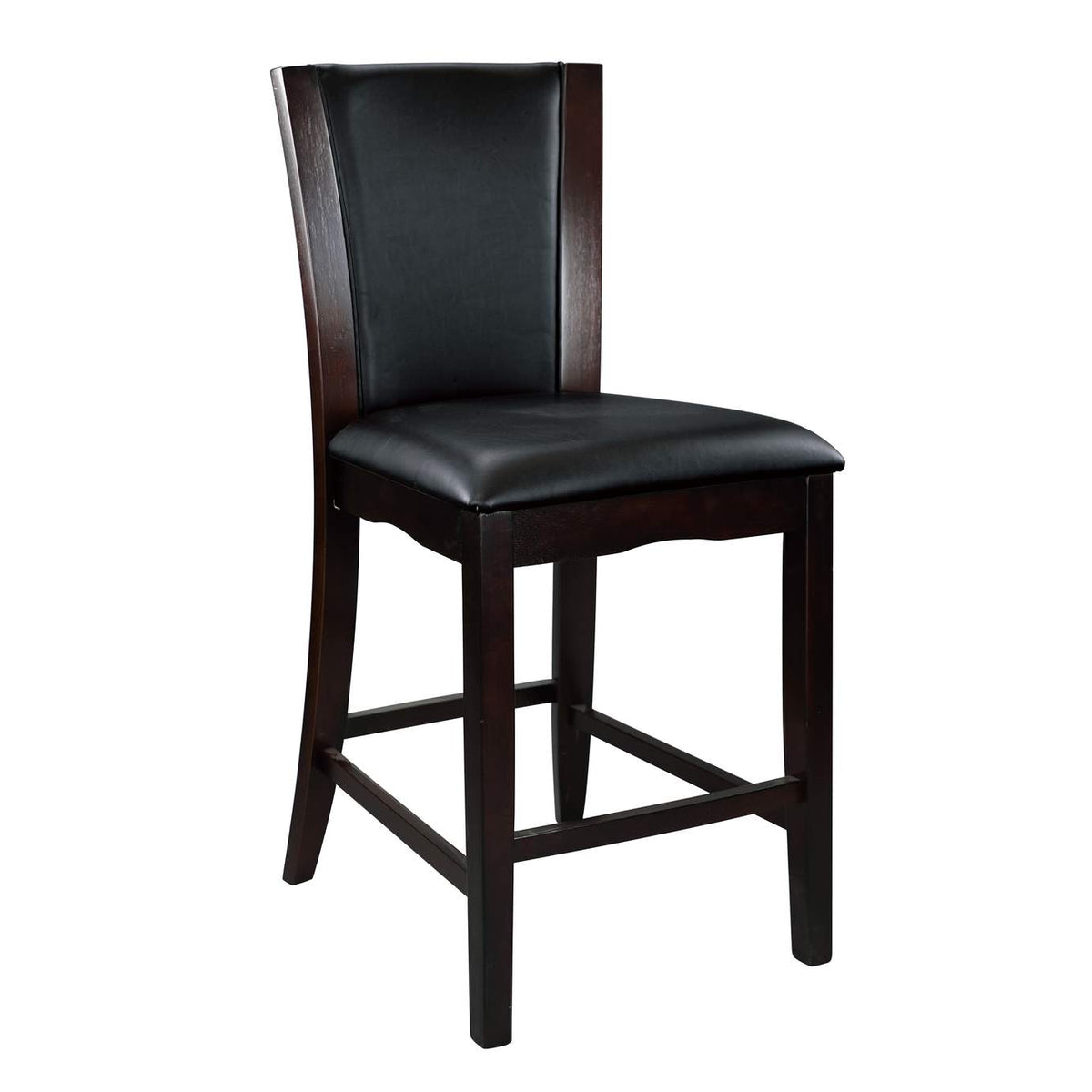 710-24 Daisy Counter Height Chair, Dark Brown Bi-Cast Vinyl