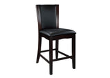 710-24 Daisy Counter Height Chair, Dark Brown Bi-Cast Vinyl