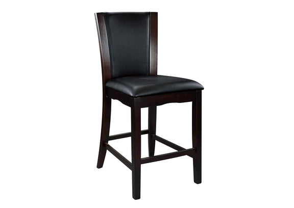 710-24 Daisy Counter Height Chair, Dark Brown Bi-Cast Vinyl