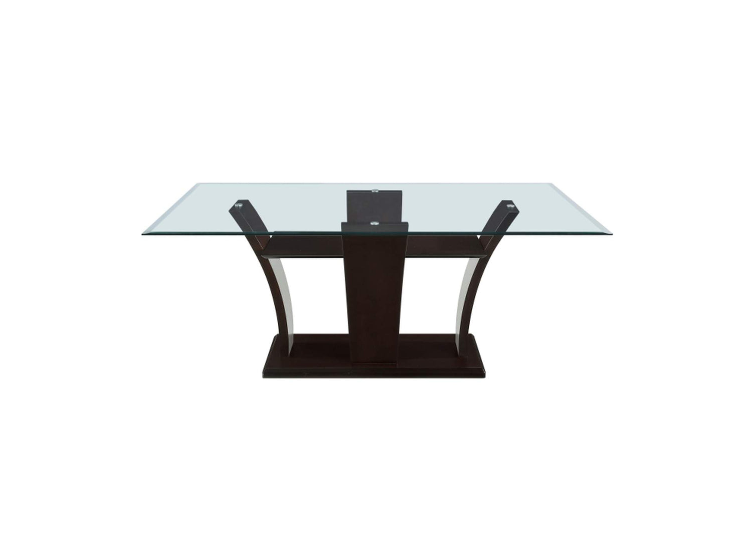 710-72KIT Daisy Dining Table, Glass Top